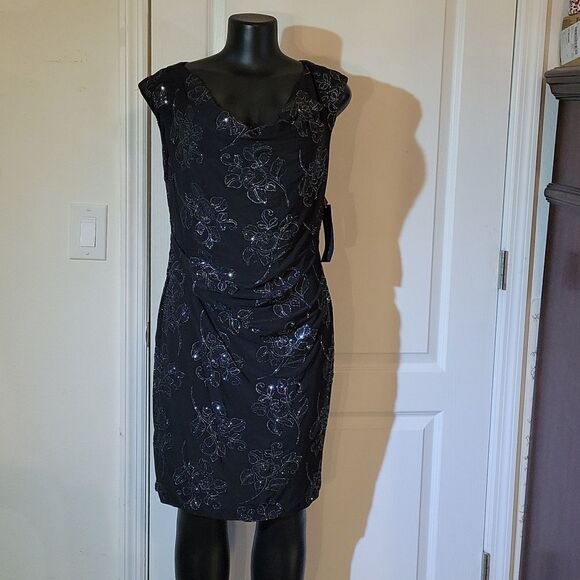 BRAND NEW SCARLETT BLACK/SILVER  DRESSES - Picture 3 of 16